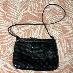 Vintage Cocktail Purse (Whiting & Davis Style)- Black
